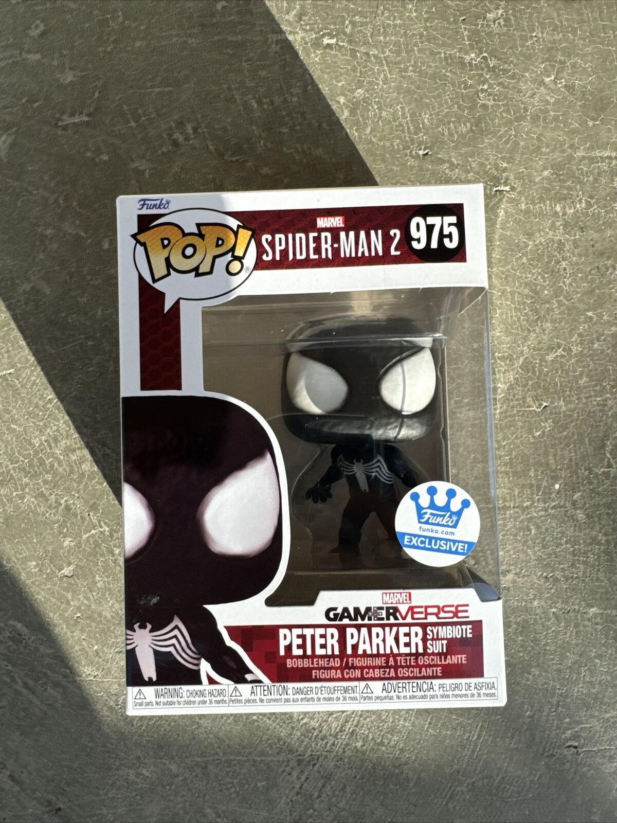 Funko Pop Vinyl: Marvel - Peter Parker Symbiote Suit - Funko (Exclusive) #975
