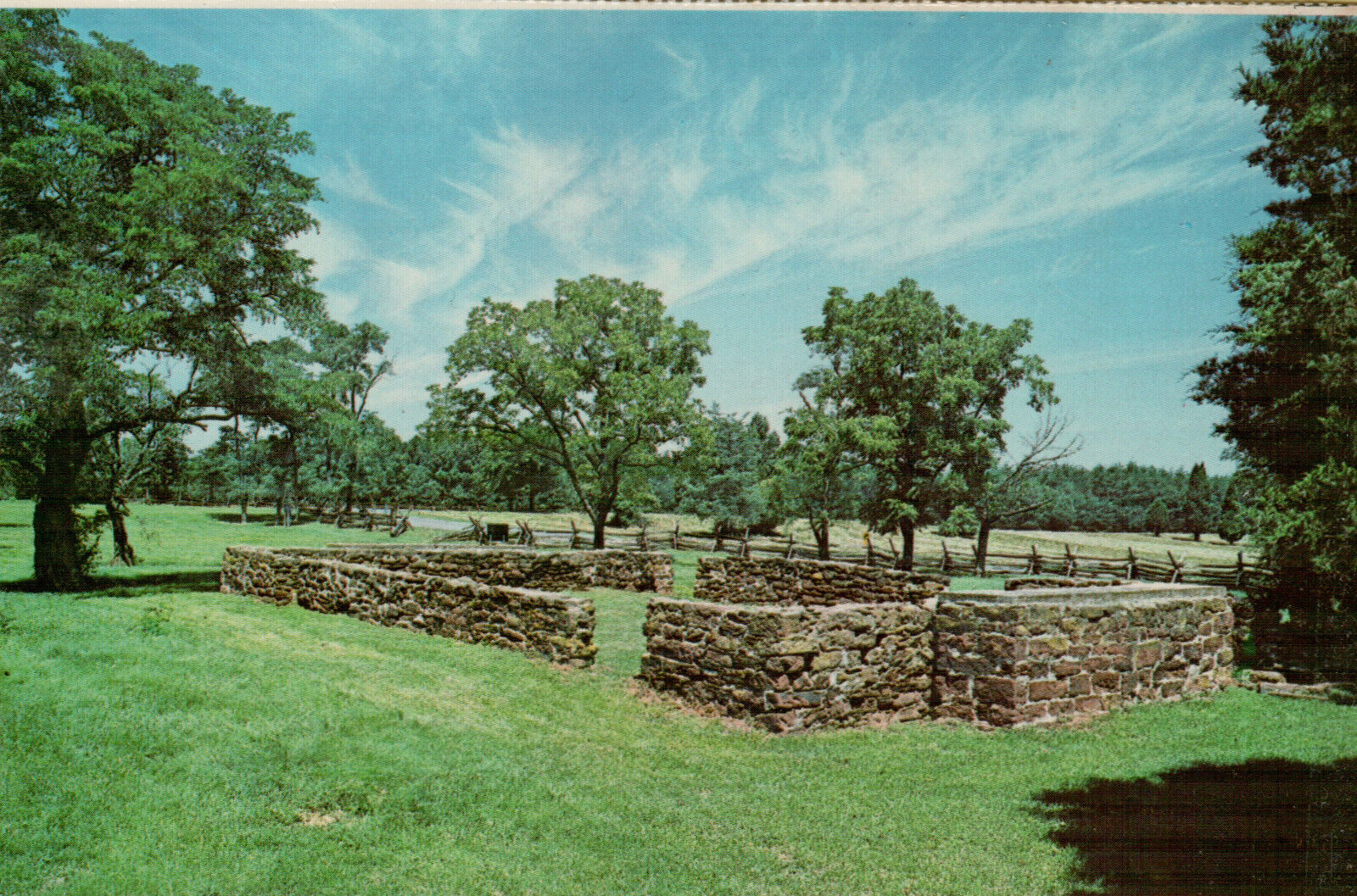 Postcard Civil War Ruins of Chinn House Manassas Virginia VA Vintage READ