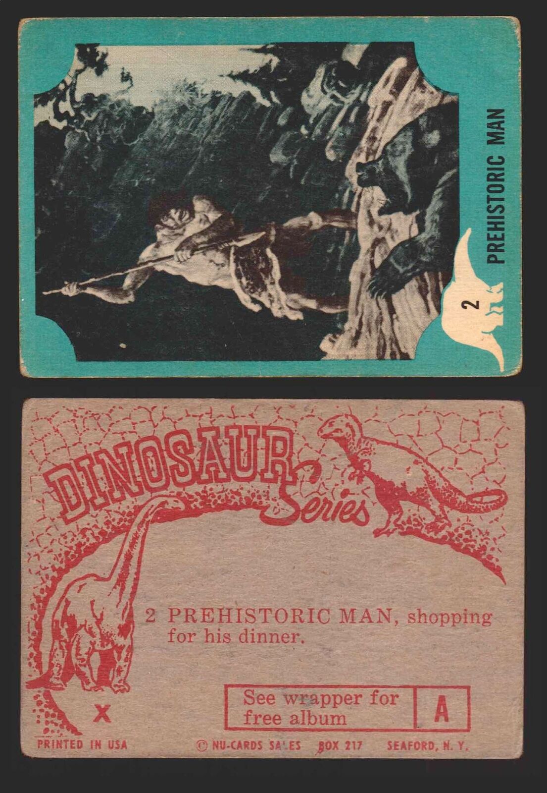 1961 Dinosaur Series Vintage Trading Card You Pick Singles #1-80 Nu Card
