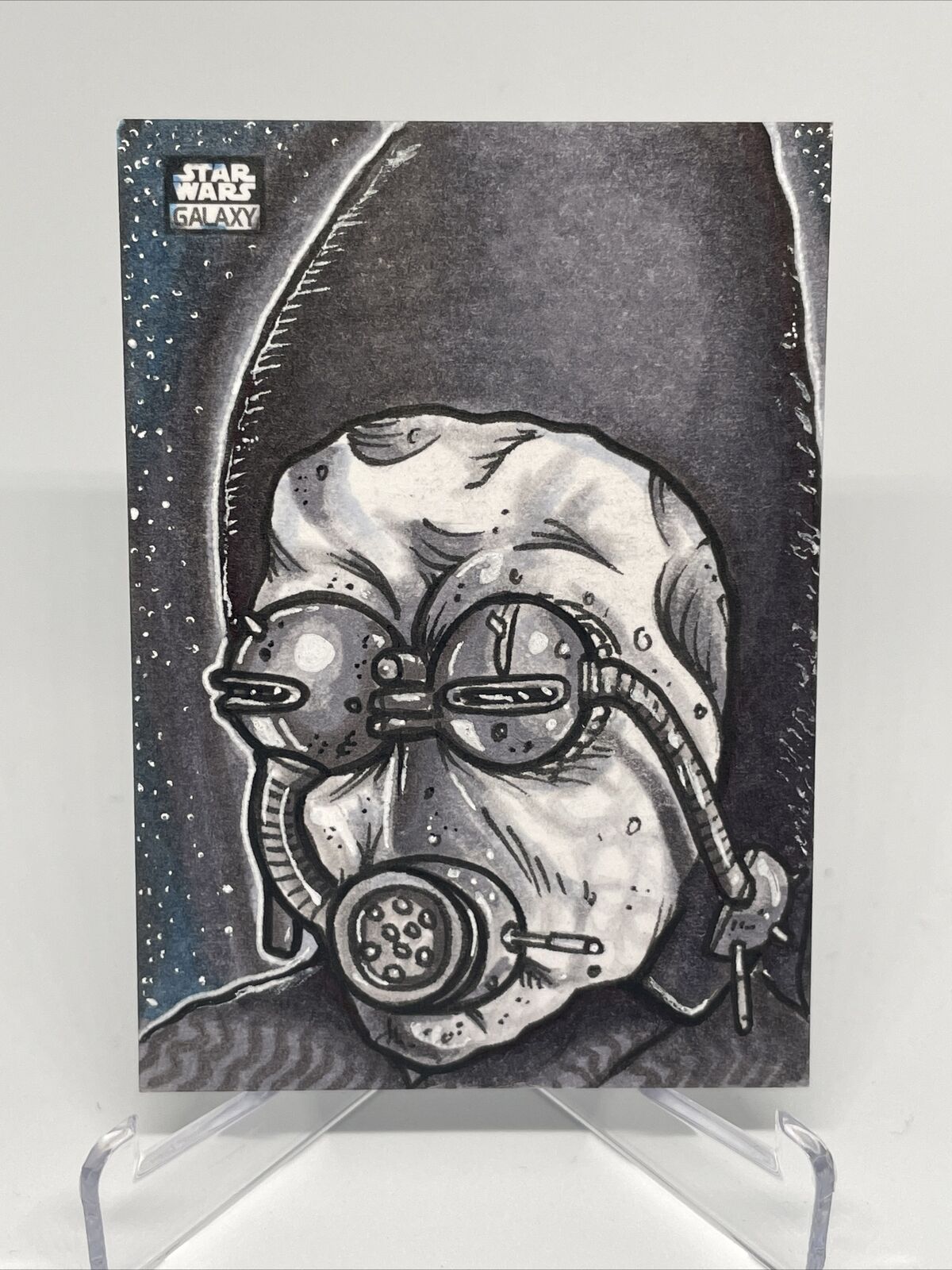 2022 Topps Chrome Star Wars GALAXY Sketch Card Tey How By Quinton Baker  1/1