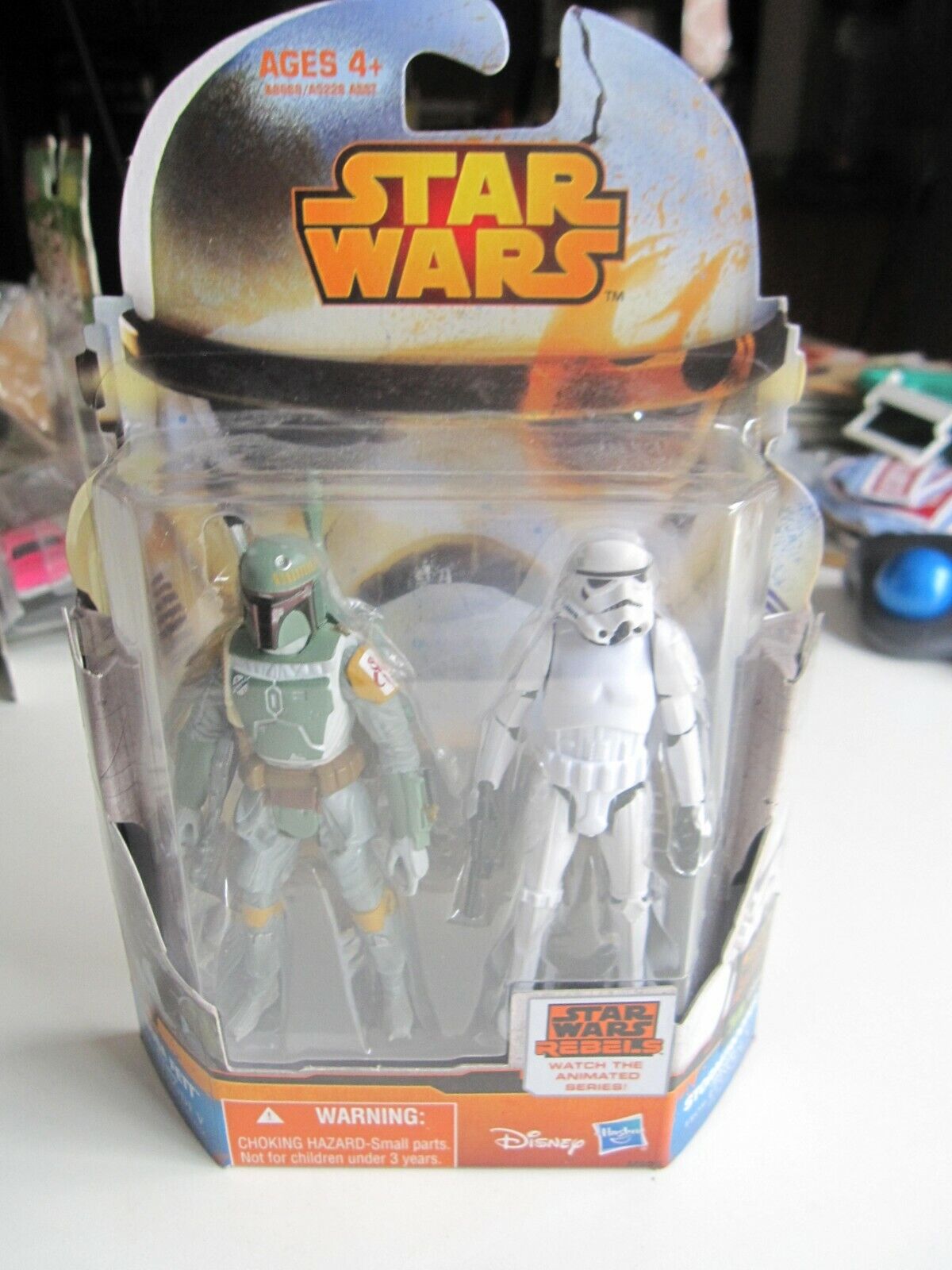 2014 Hasbro Disney Star Wars Rebels Episode V Boba Fett Stormtrooper Figures BIS