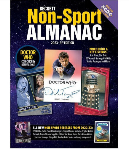 New 2023 Beckett Non Sport Almanac Price Guide 9th Edition With Doctor Who