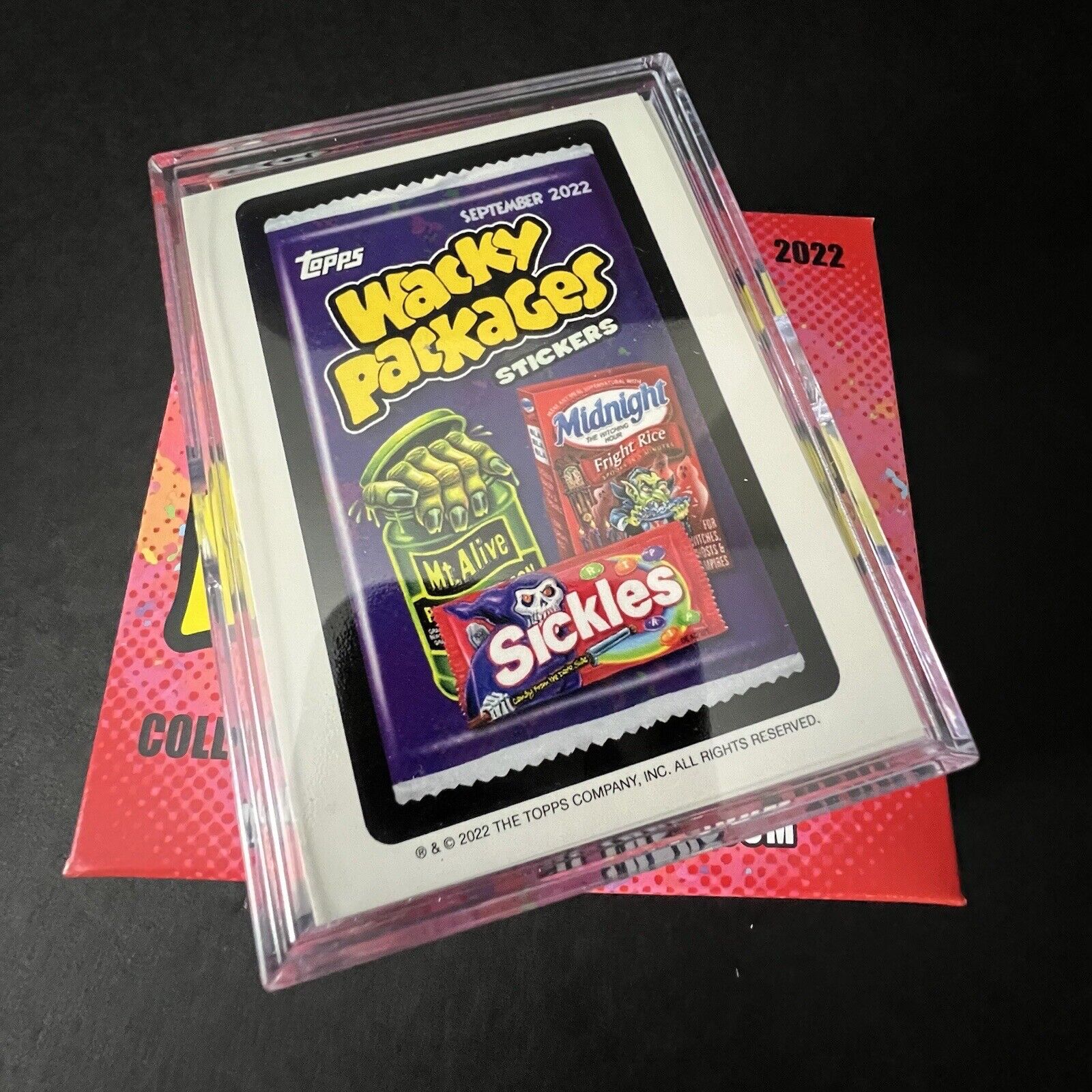 2022 TOPPS WACKY PACKAGES SEPTEMBER Monthly 21 Sticker Card Base Set + Checklist