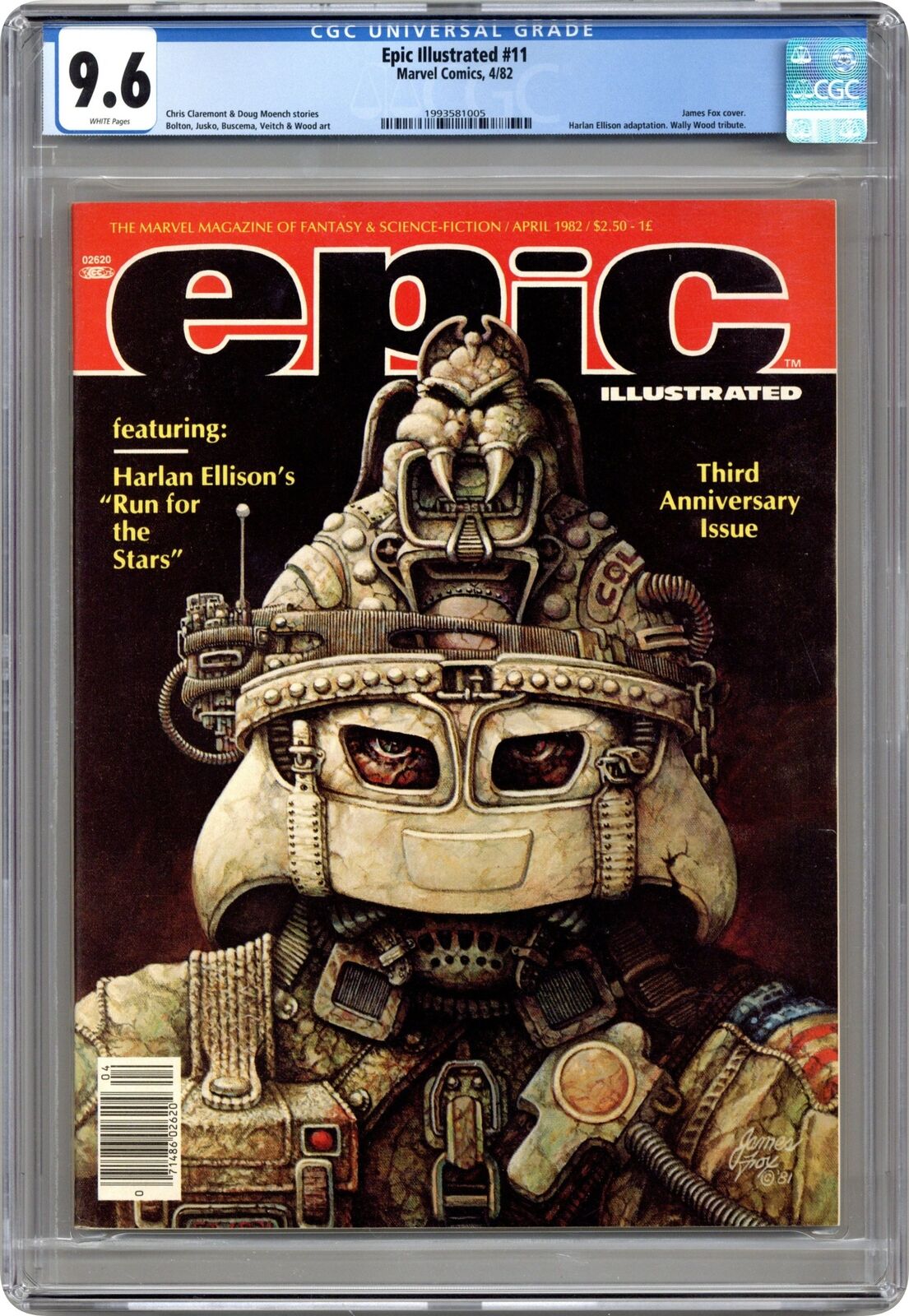 Epic Illustrated #11 CGC 9.6 1982 1993581005