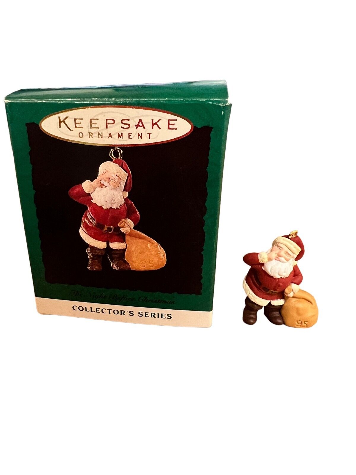 Hallmark Keepsake 1995 Ornament The Night Before Christmas Miniature Christmas