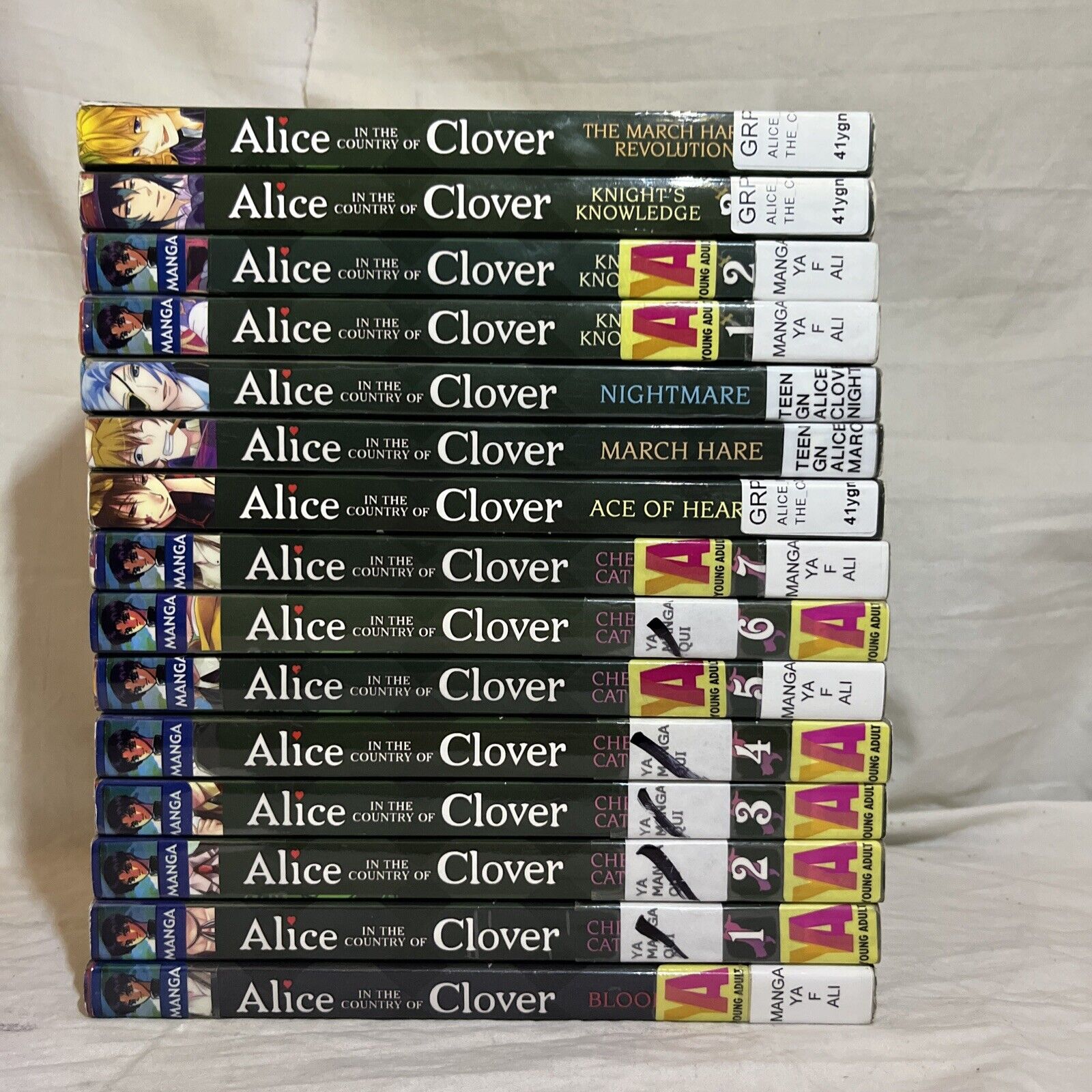 Alice In The Country Of Clover NEAR COMPLETE SET 15 English manga SEE DETAILS