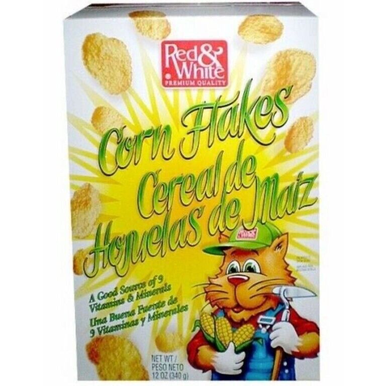 Red & White Premium Quality Corn Flakes Cereal (18 Oz)