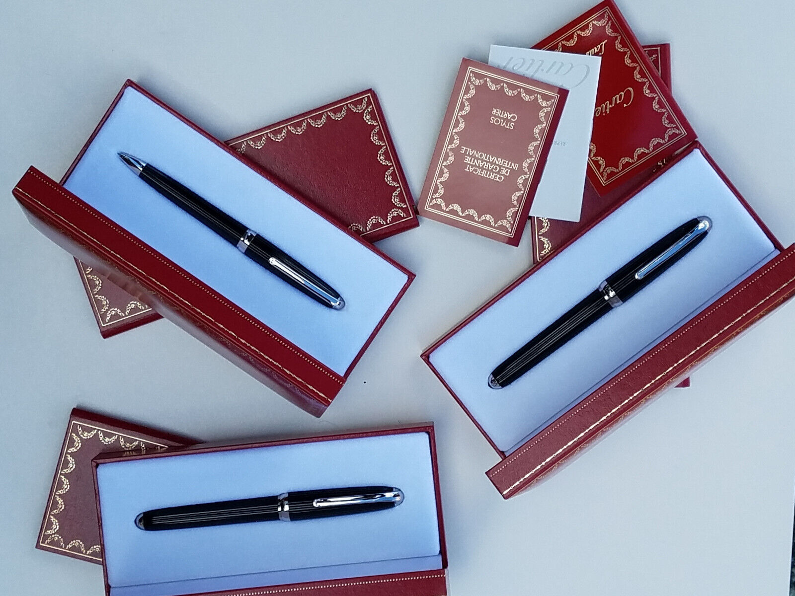 Cartier Set of three pens, NEW
