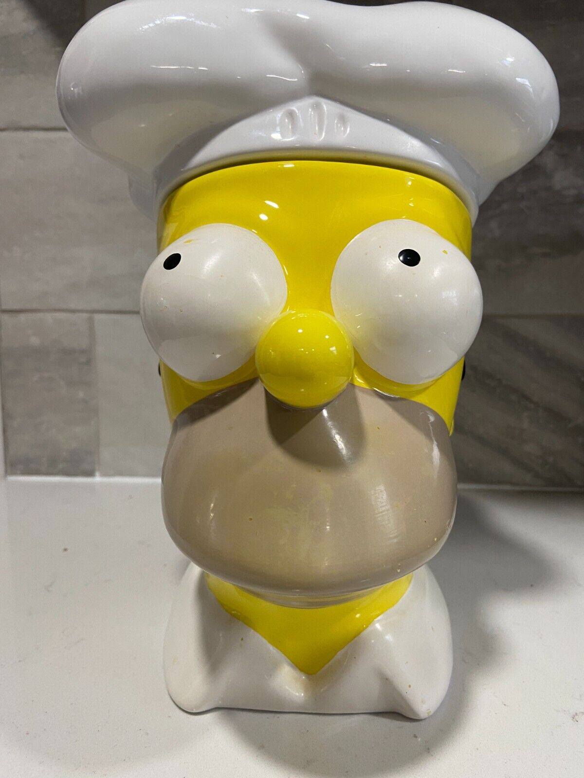 Vintage Homer Simpson Cookie Jar With Working Sound