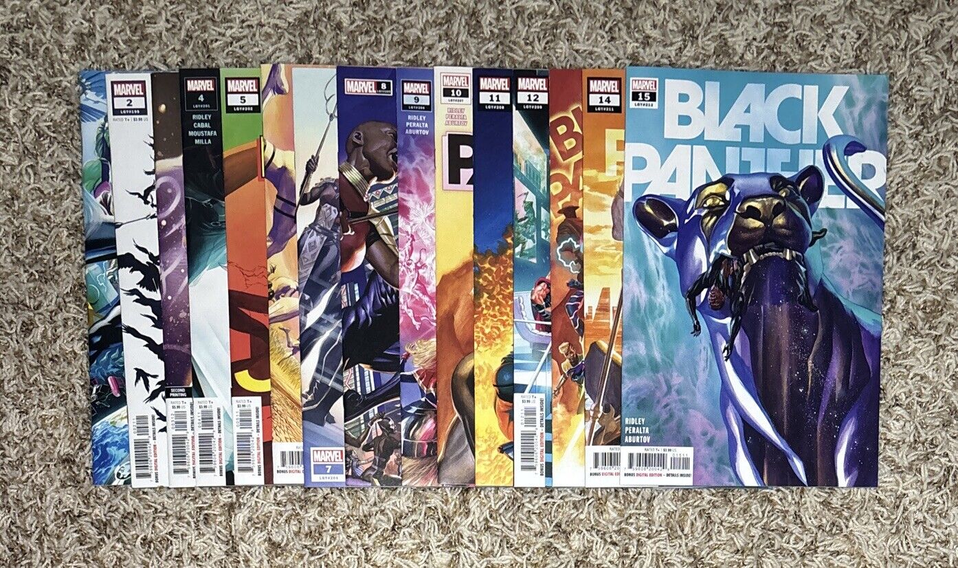 Black Panther #1-15 full 2022 2023 set 1 15 lot * #3 is 2nd print * all cover A