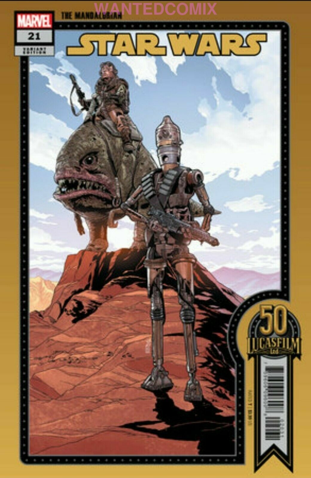 STAR WARS #21 SPROUSE LUCASFILM 50TH VARIANT COVER GEMINI BOX SHIPPING NEW 1