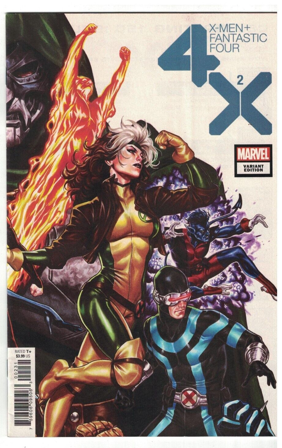 X-MEN FANTASTIC FOUR #2 (OF 4) BROOKS VARIANT  2020 DAMAGED READERS COPY