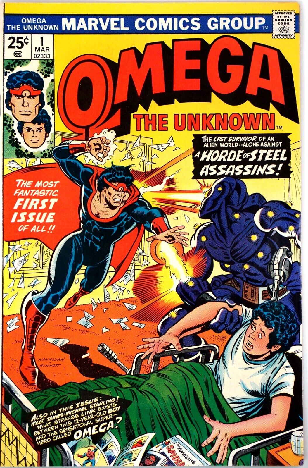 CULT CLASSIC: Omega the Unknown, full run, all issues of rare 1970s Marvel title