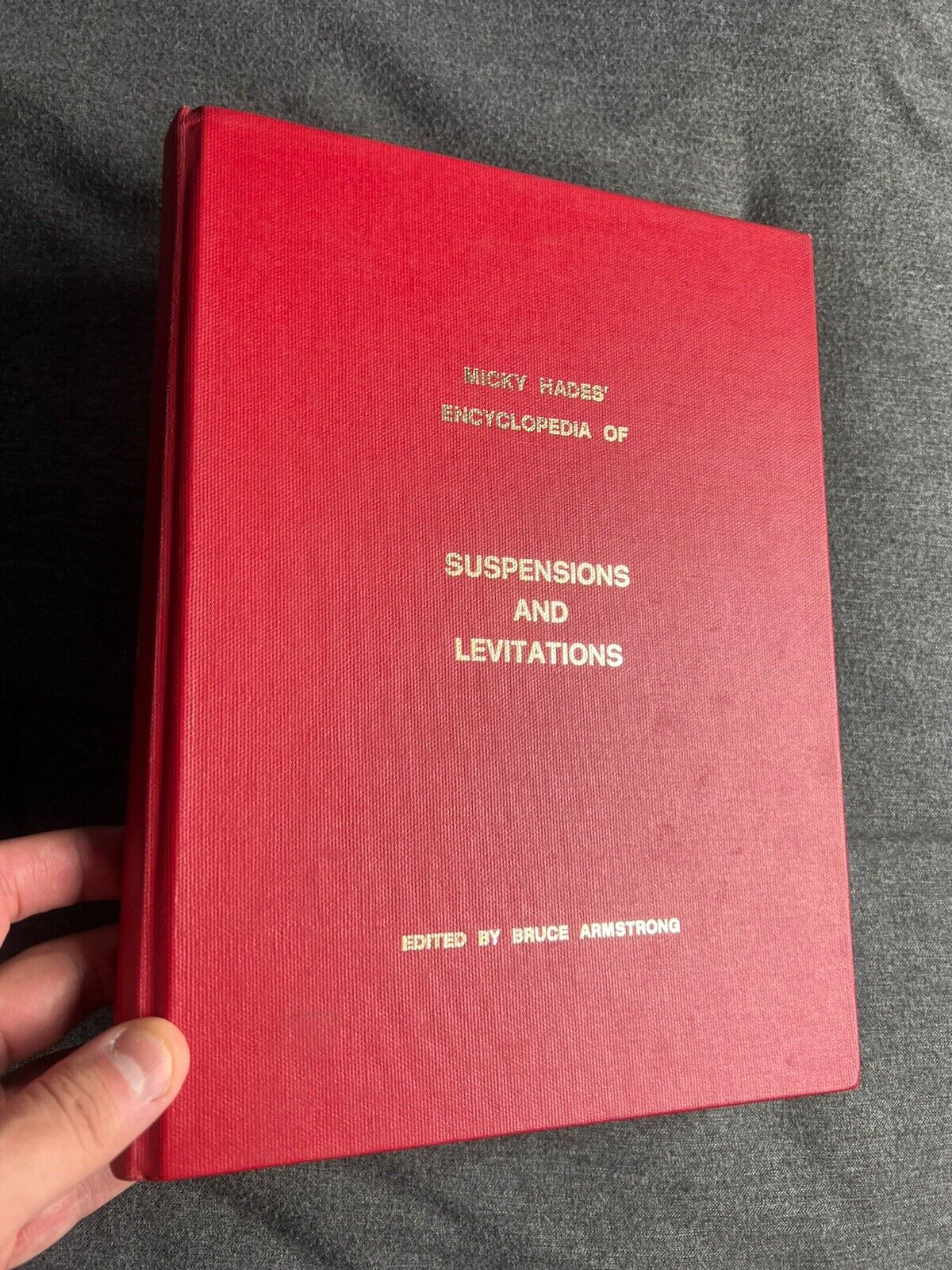 🔥Micky Hades’ Encyclopedia of Suspensions And Levitations RARE Collectable🔥