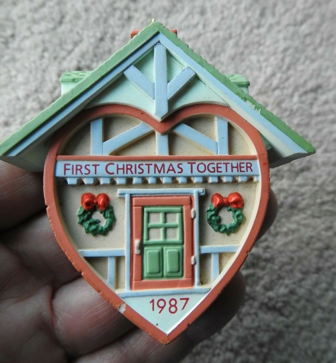 HALLMARK Ornament 1987 First Christmas Together 