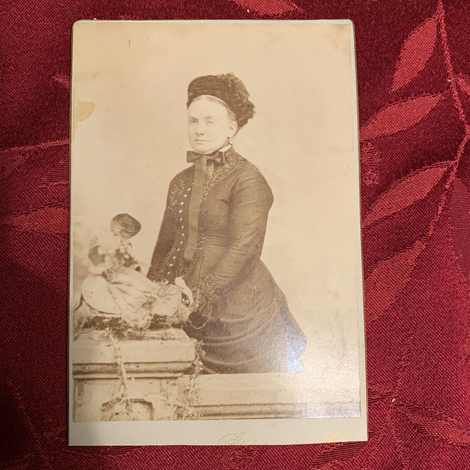 Gardner & Co., Cabinet Card Photograph of a Stately Woman, circa 1880, Antique