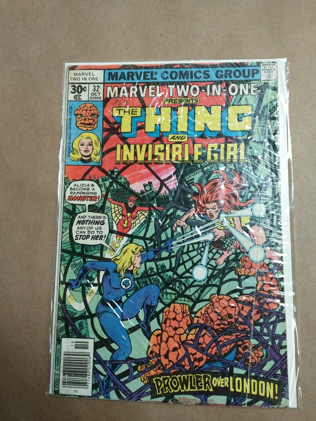 MARVEL TWO-IN-ONE #32 The Thing & Invisible Girl Marvel Comics