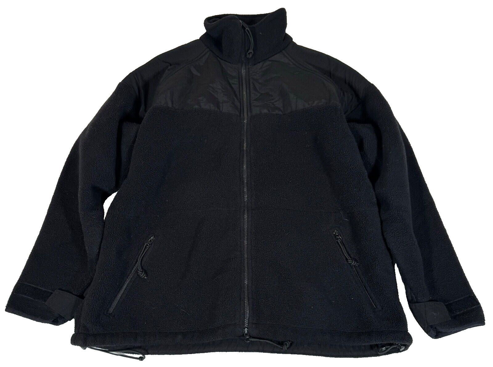 DSCP US Army Military Polartec Cold Weather Fleece Shirt Jacket Black Large