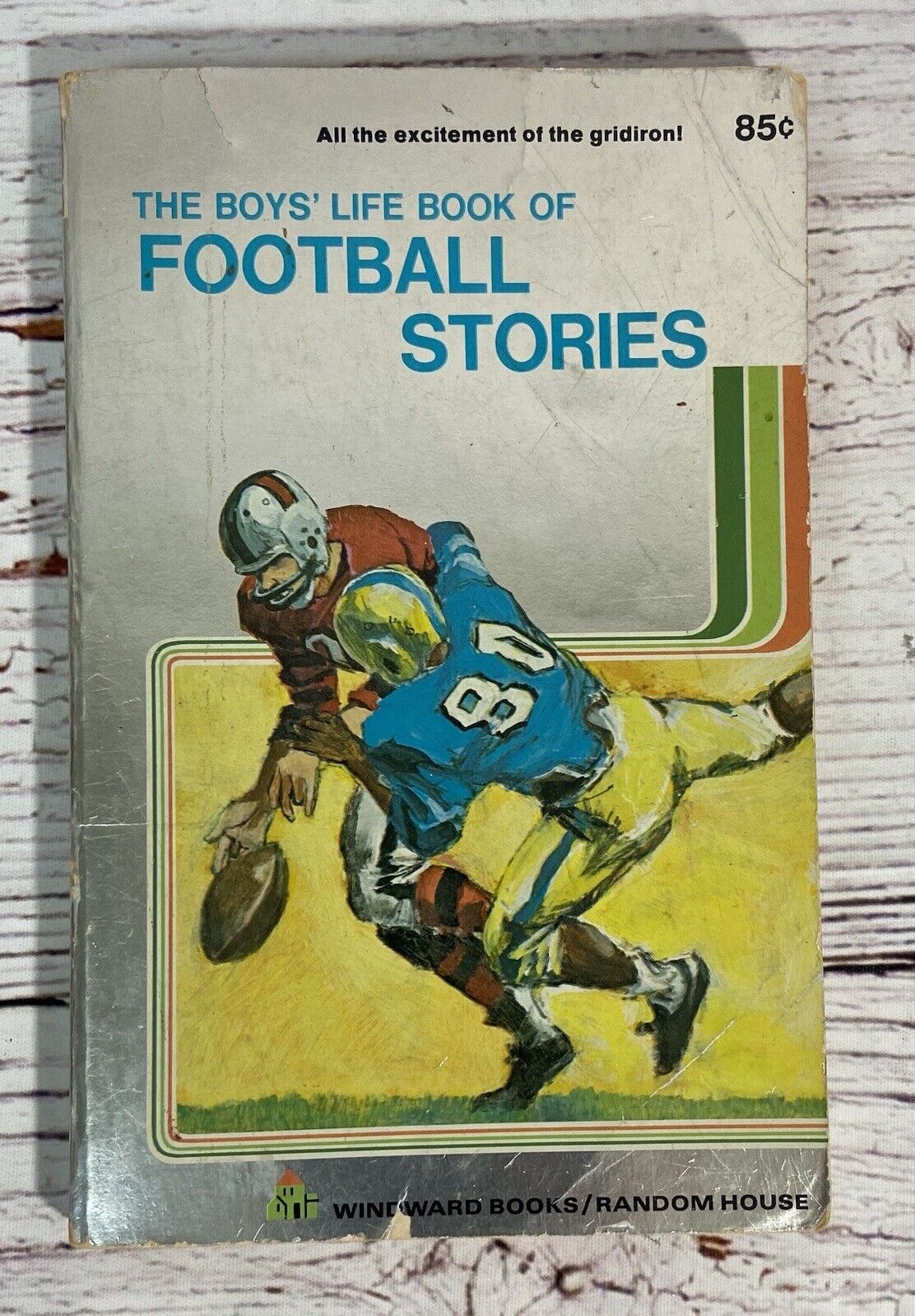 VTG Boy Scout BSA Boy's Life Book of Football Stories Paperback 1972