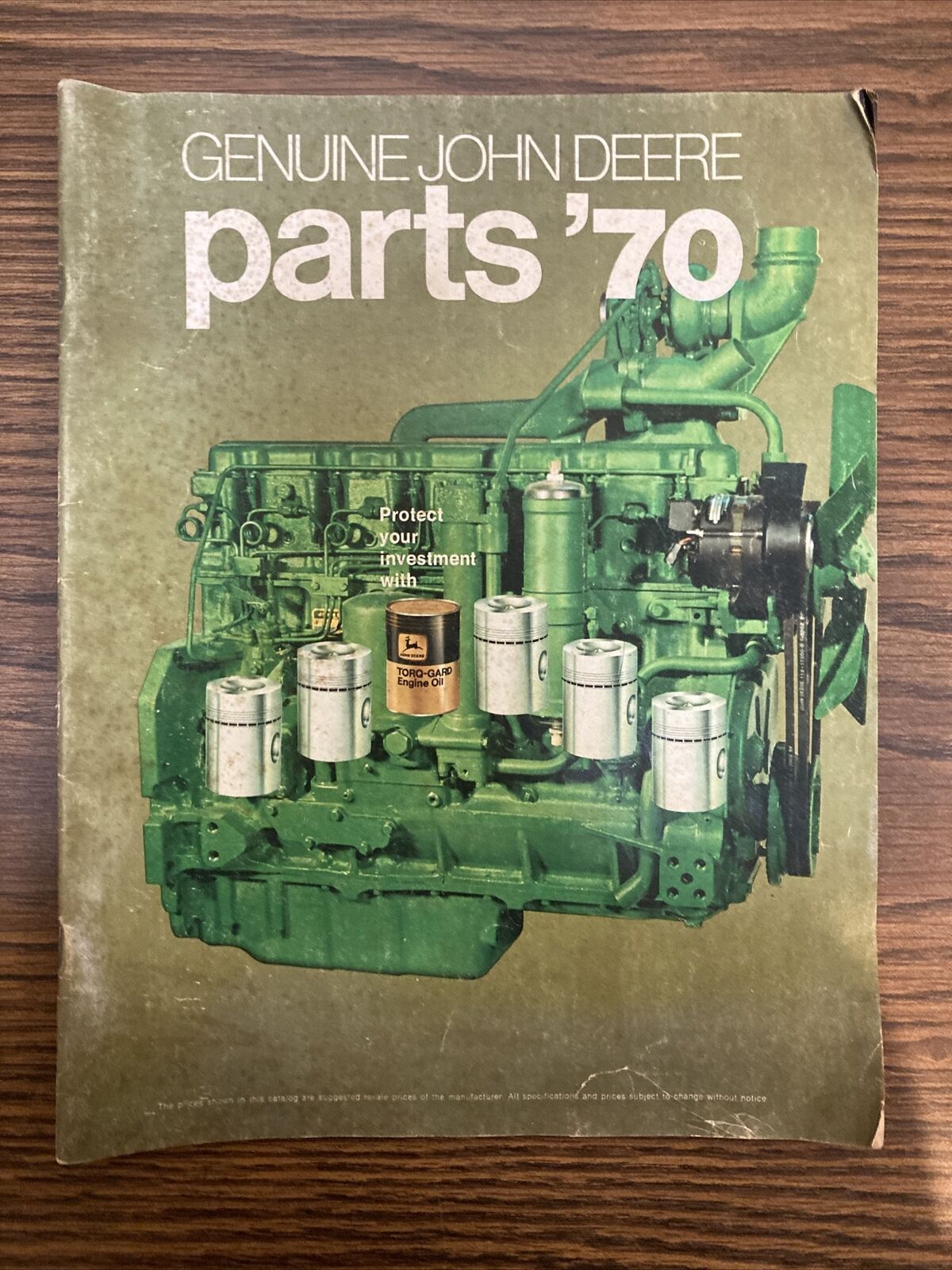 Vintage 1970 John Deere “Genuine John Deere Parts’70” Brochure