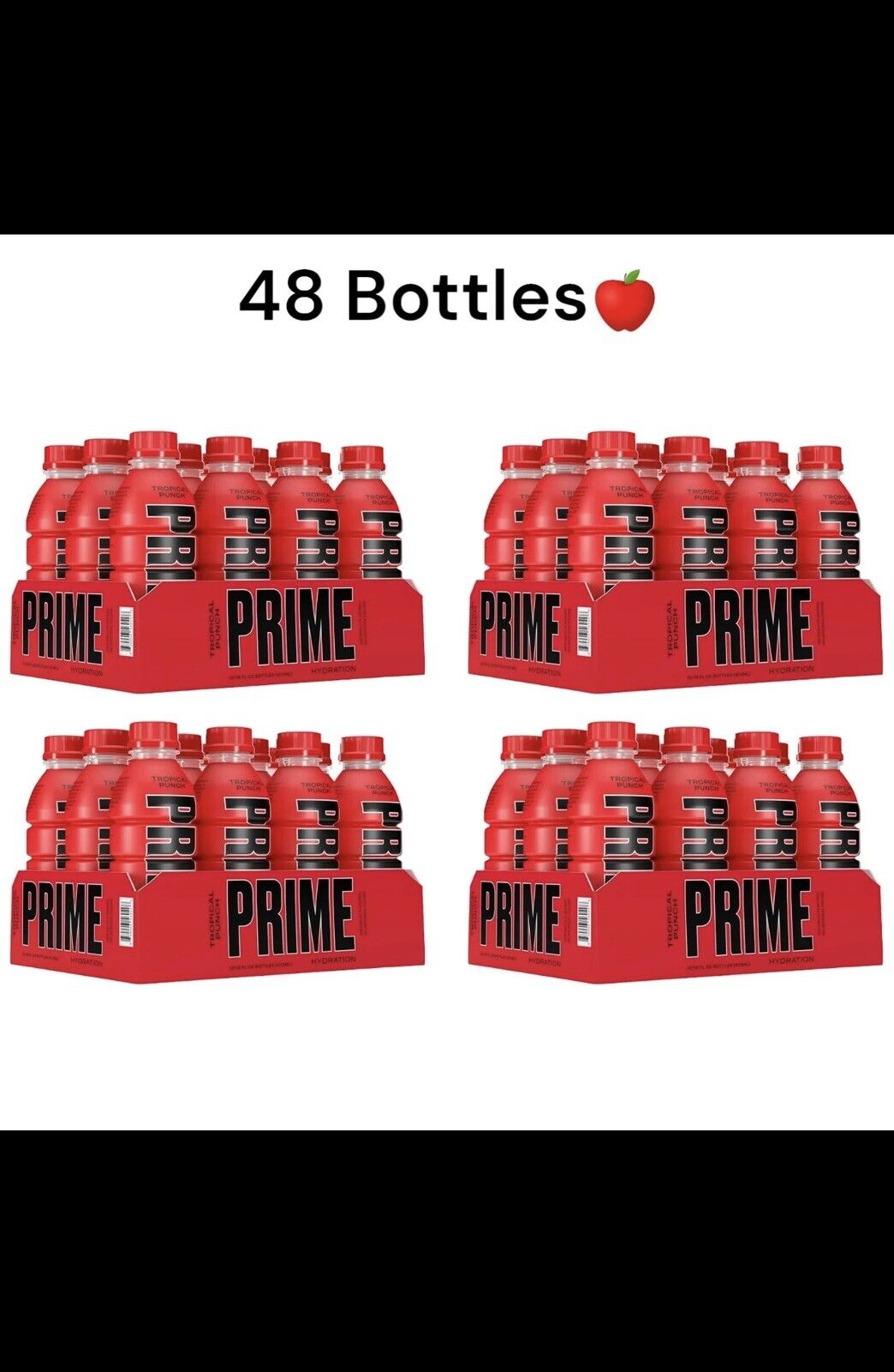Prime Hydration Drink By Logan Paul x KSI 24 Pack 16.9oz Bottles Bulk Deal🍎