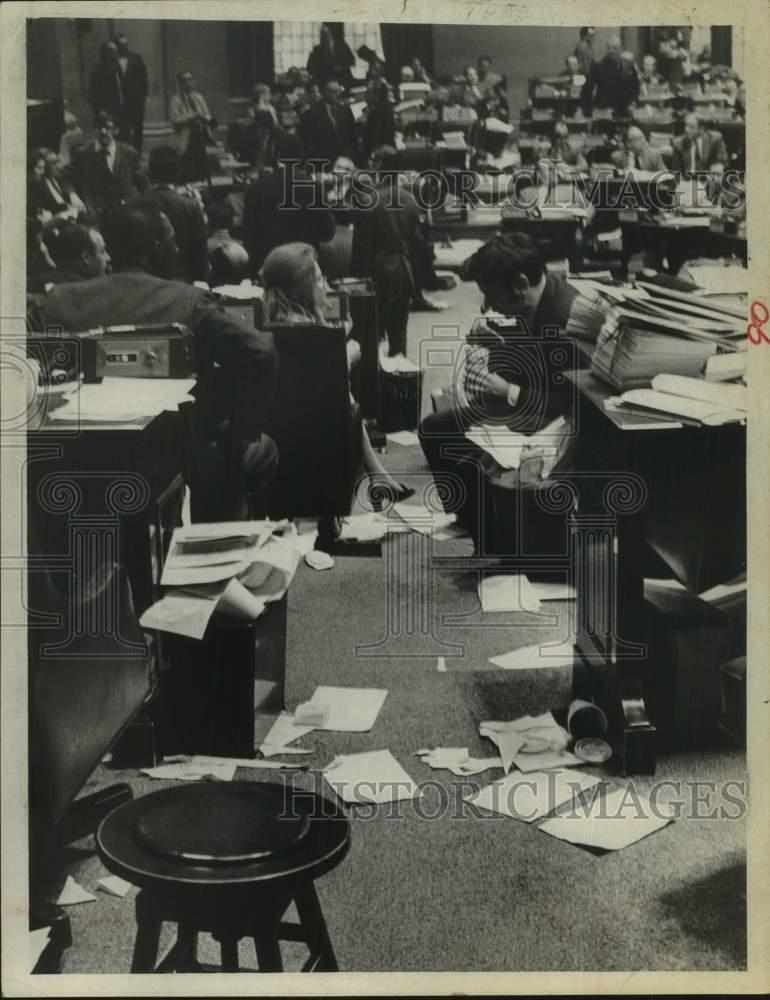 1970 Press Photo Legislative session in Assembly chamber at Capitol in Albany