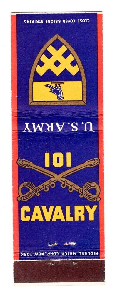 Matchbook: U.S. Army 101st Cavalry Regiment