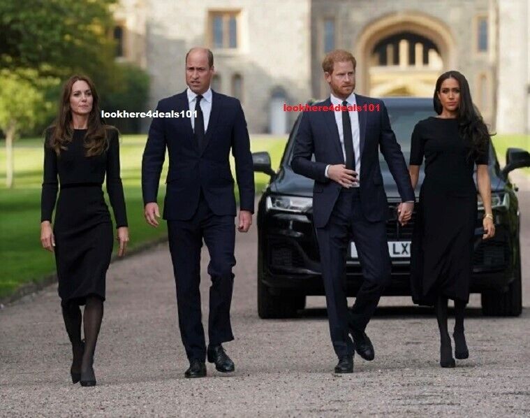 Prince William Photo 8x10 Kate Meghan Prince Harry London England Britain 