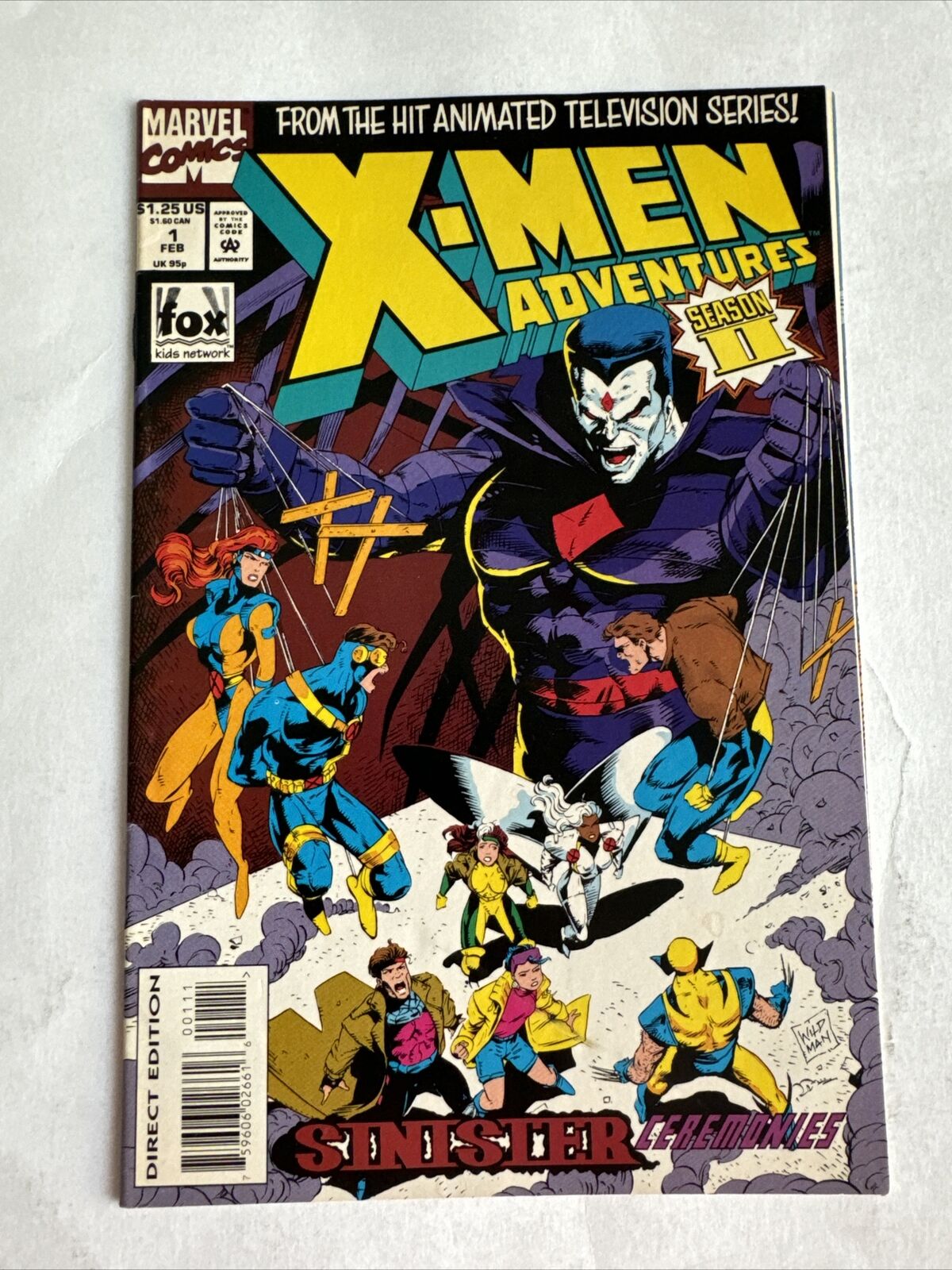 X-Men Adventures #1 Season II Mr Sinister Disney+ Marvel Comics 1994