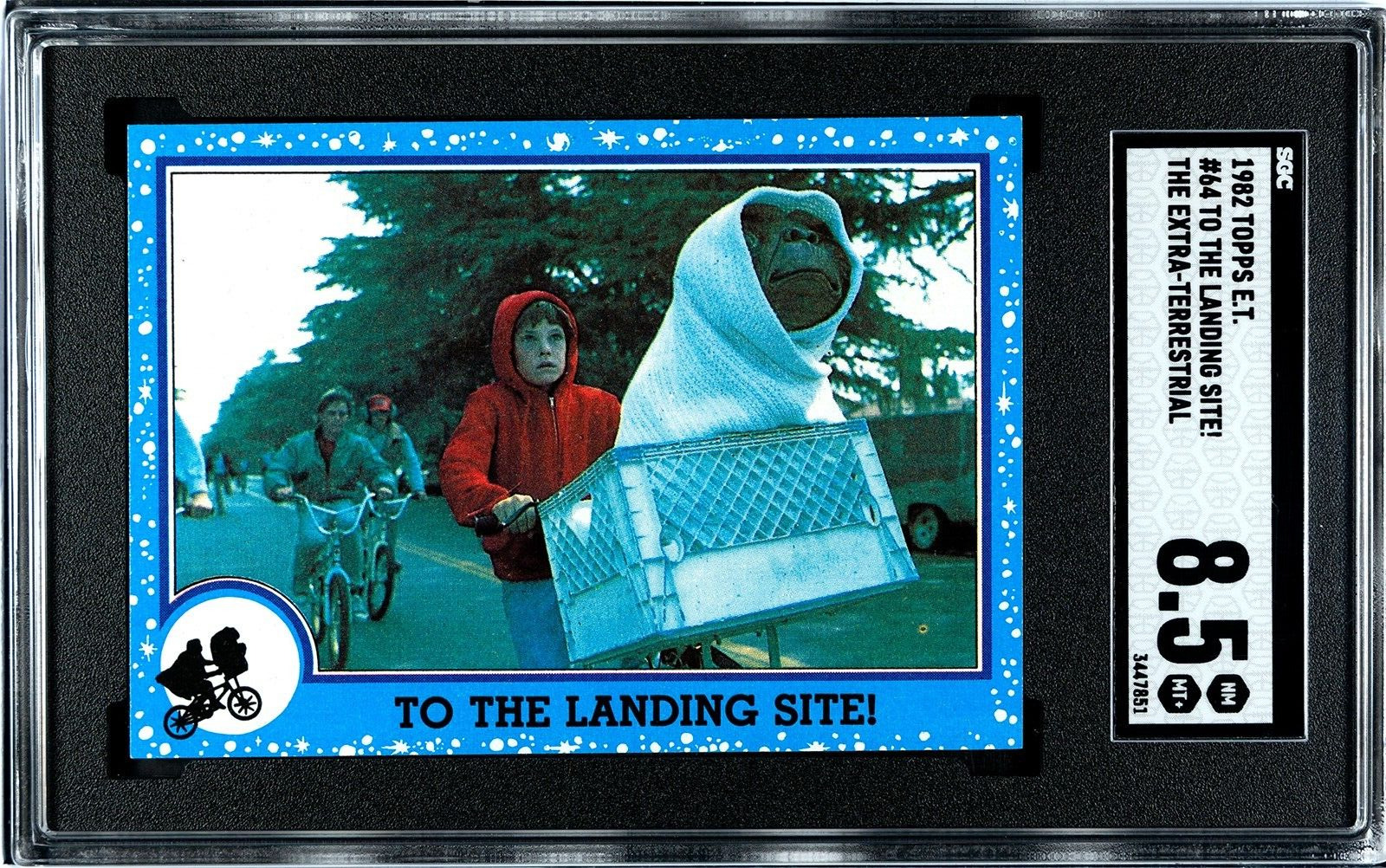 1982 Topps E.T. #64 To the Landing Site | SGC 8.5