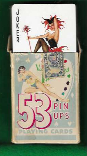 Vintage ALBERTO VARGAS 53 - 54 Mint Pinup Playing Card Deck 1940s Mint Good Box