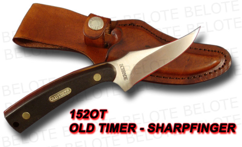 Schrade Old Timer Sharpfinger Delrin w/ Sheath 152OT