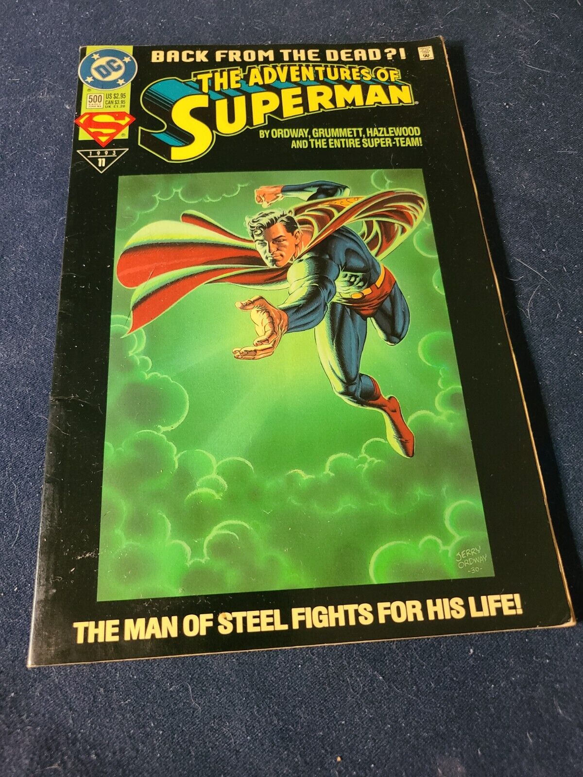 Adventures of Superman #500 (DC Comics, Early June 1993) Pre Owned Good
