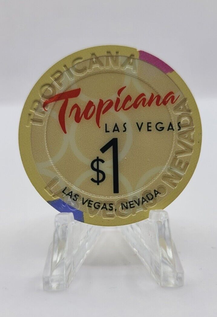 Tropicana Hotel Casino Las Vegas Nevada 2010 $1 Chip E9492