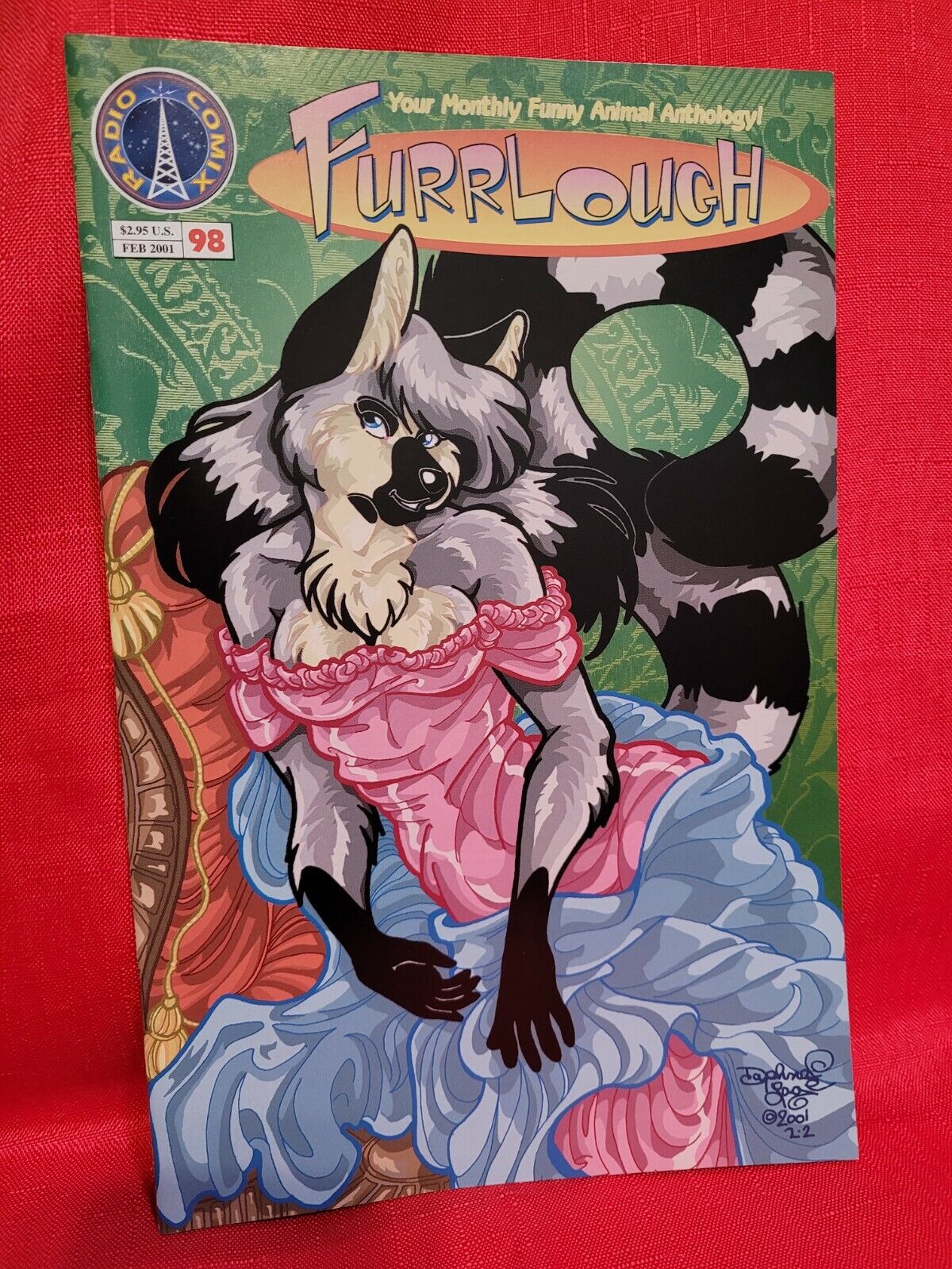 Furrlough #98- Furry, Anthropomorphic, Rare, 2001, Radio Comix, VF