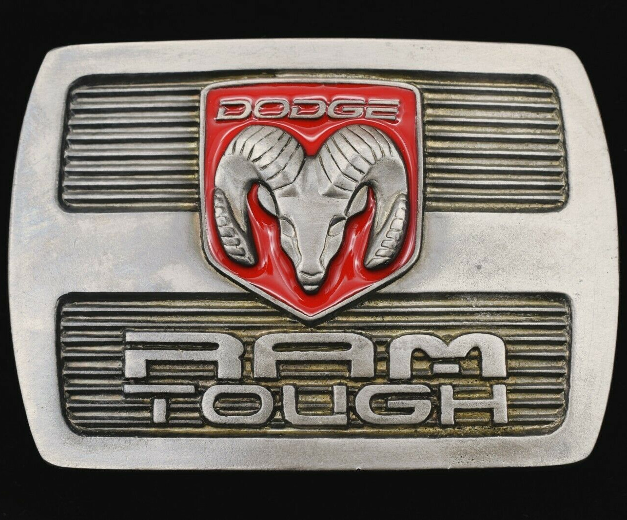 Dodge Ram Tough 4x4 Pickup Truck Logo Vintage Belt Buckle