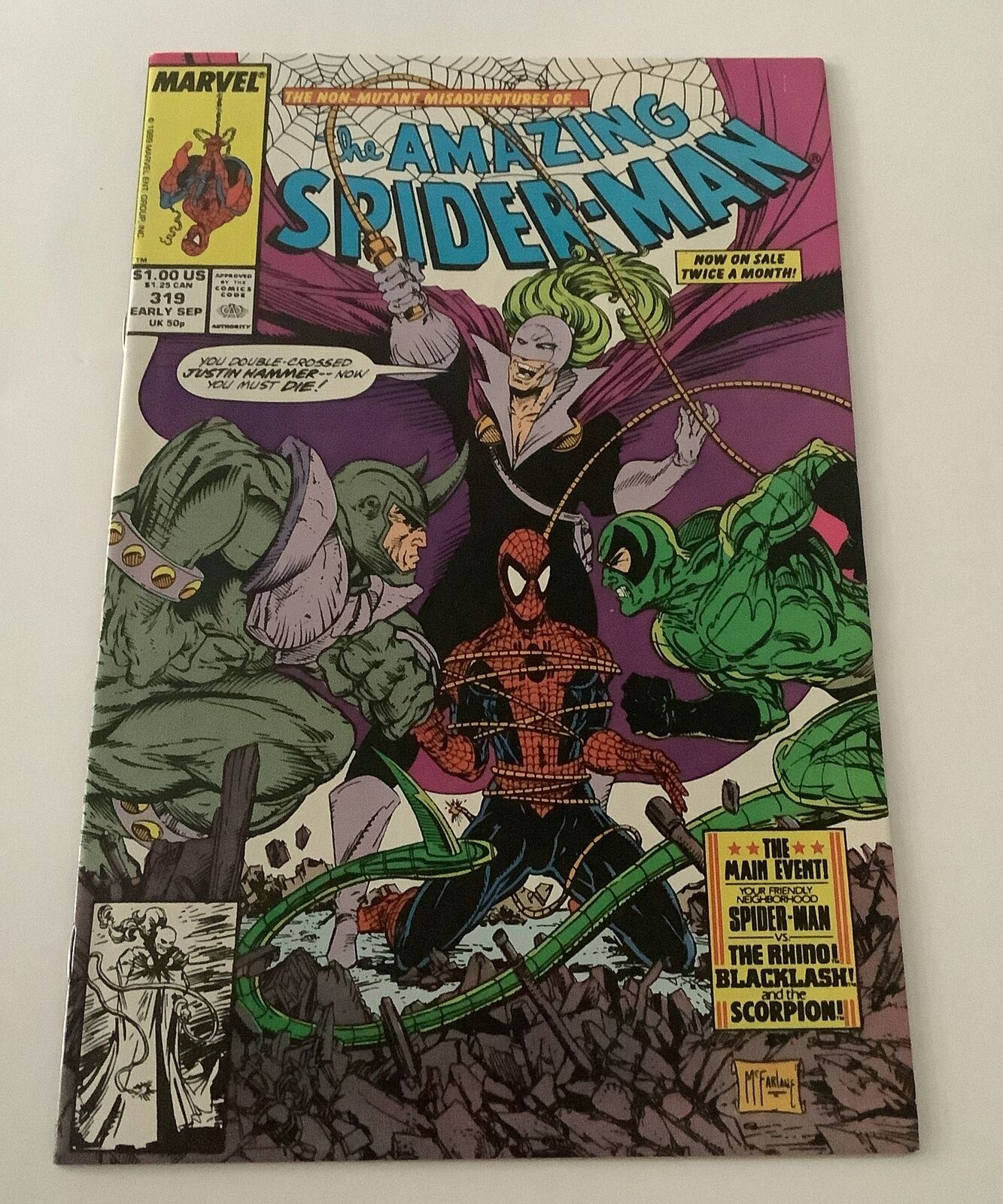 The Amazing Spider-Man #319 (Marvel Comics Early September 1989)