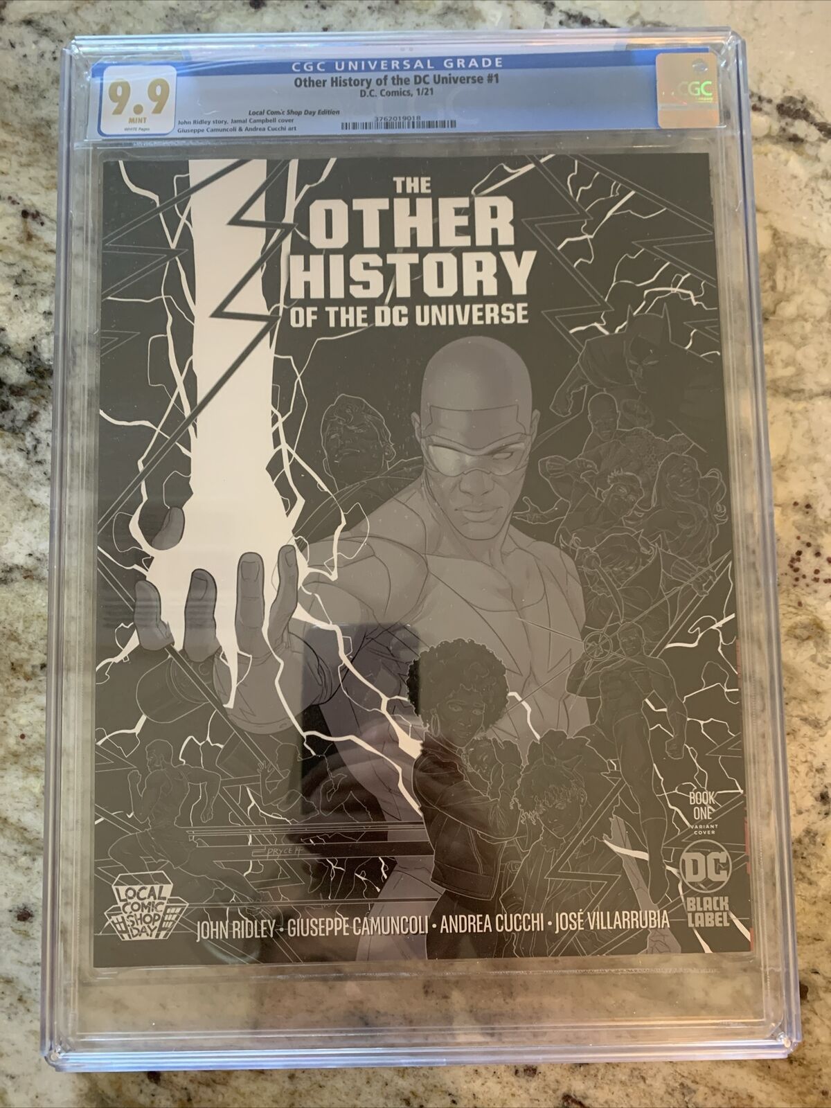 OTHER HISTORY OF THE DC UNIVERSE #1 LCSD Jamal Campbell Silver CGC 9.9 Variant