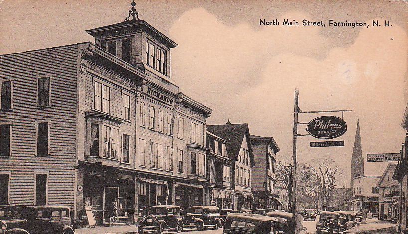  Postcard North Main Street Farmington NH 