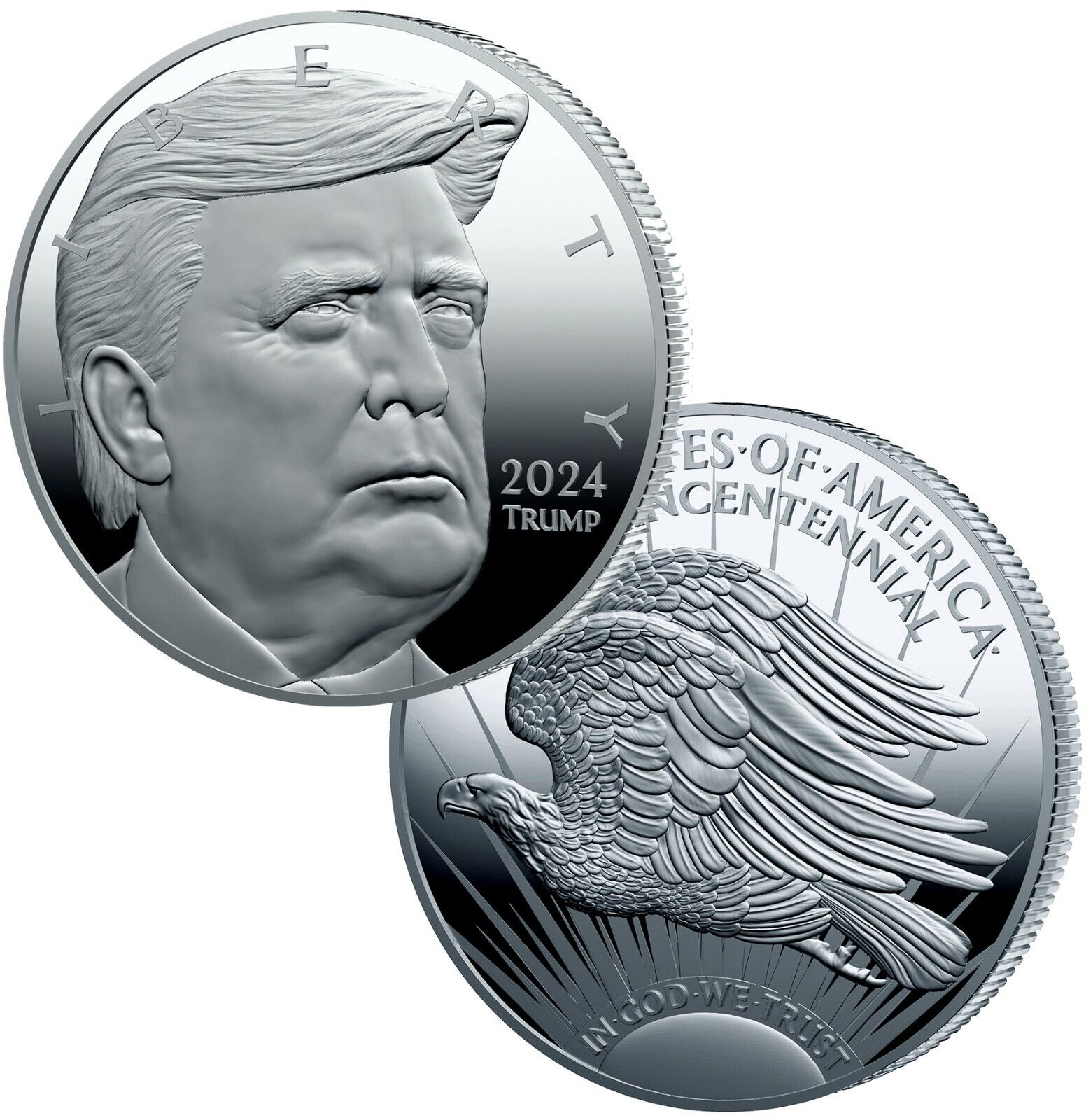 2024 Donald J. Trump - Double Eagle Silver Coin