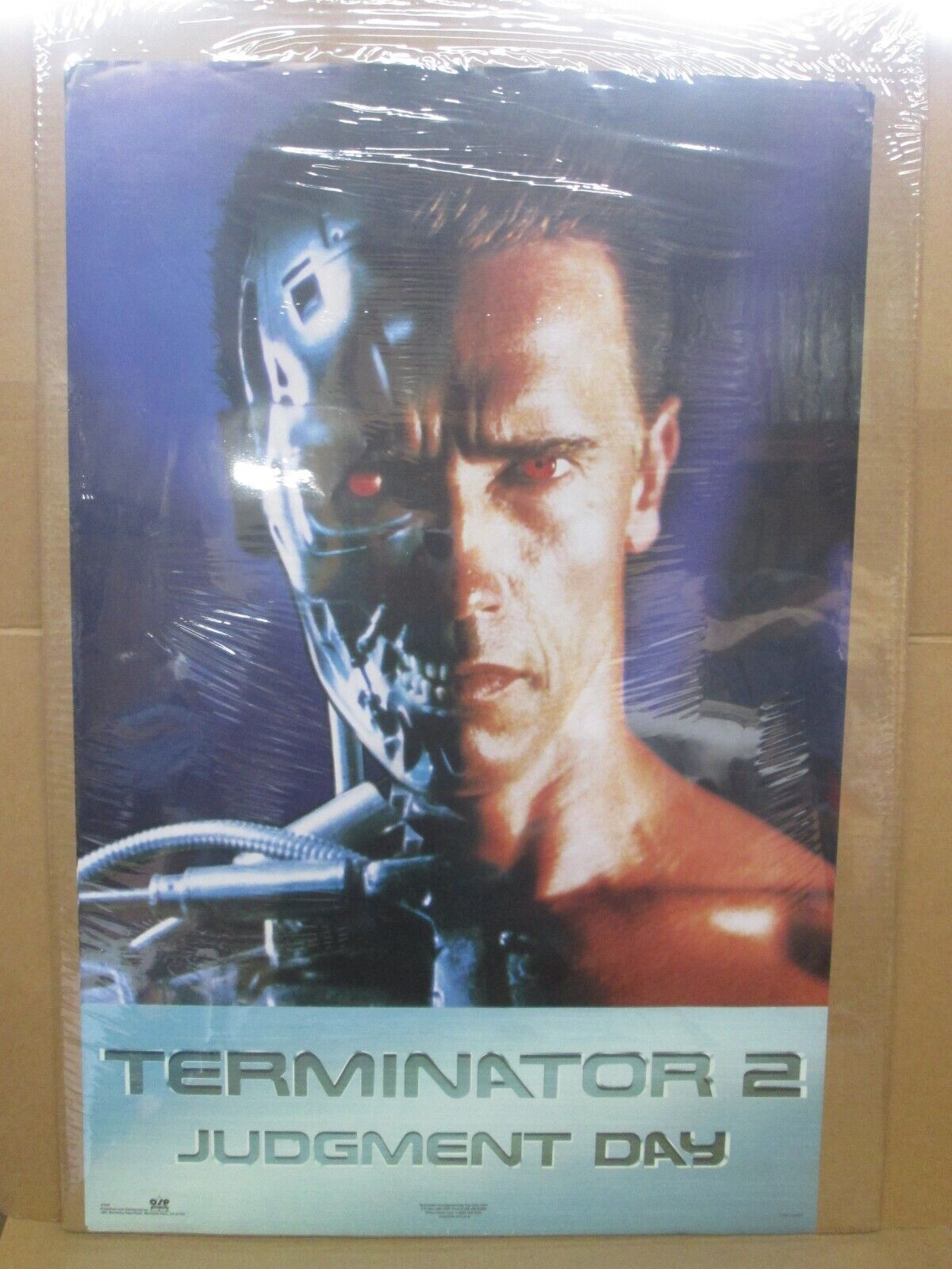 vintage Terminator 2 Judgement day  1991  original movie poster  18888