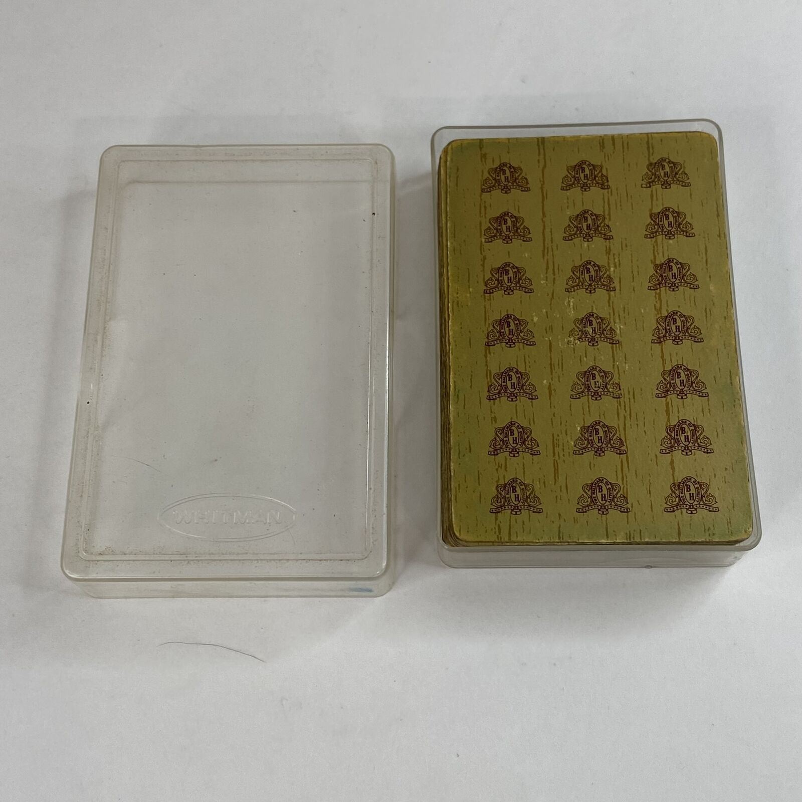 Vintage B H The Hallmark Of Quality Plastic Coated Playing Cards