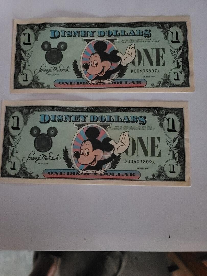 1987 Disney Dollar \