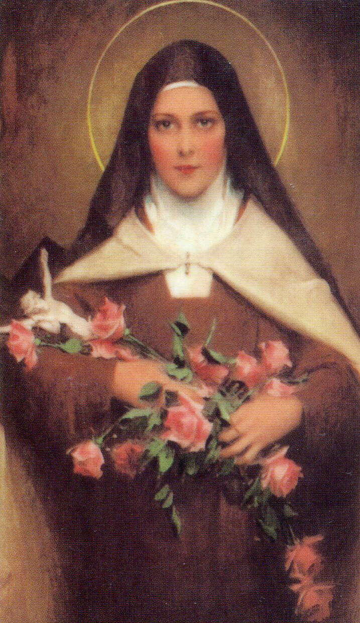 St. Therese Novena Prayer N - Laminated Holy Cards 25 CARDS