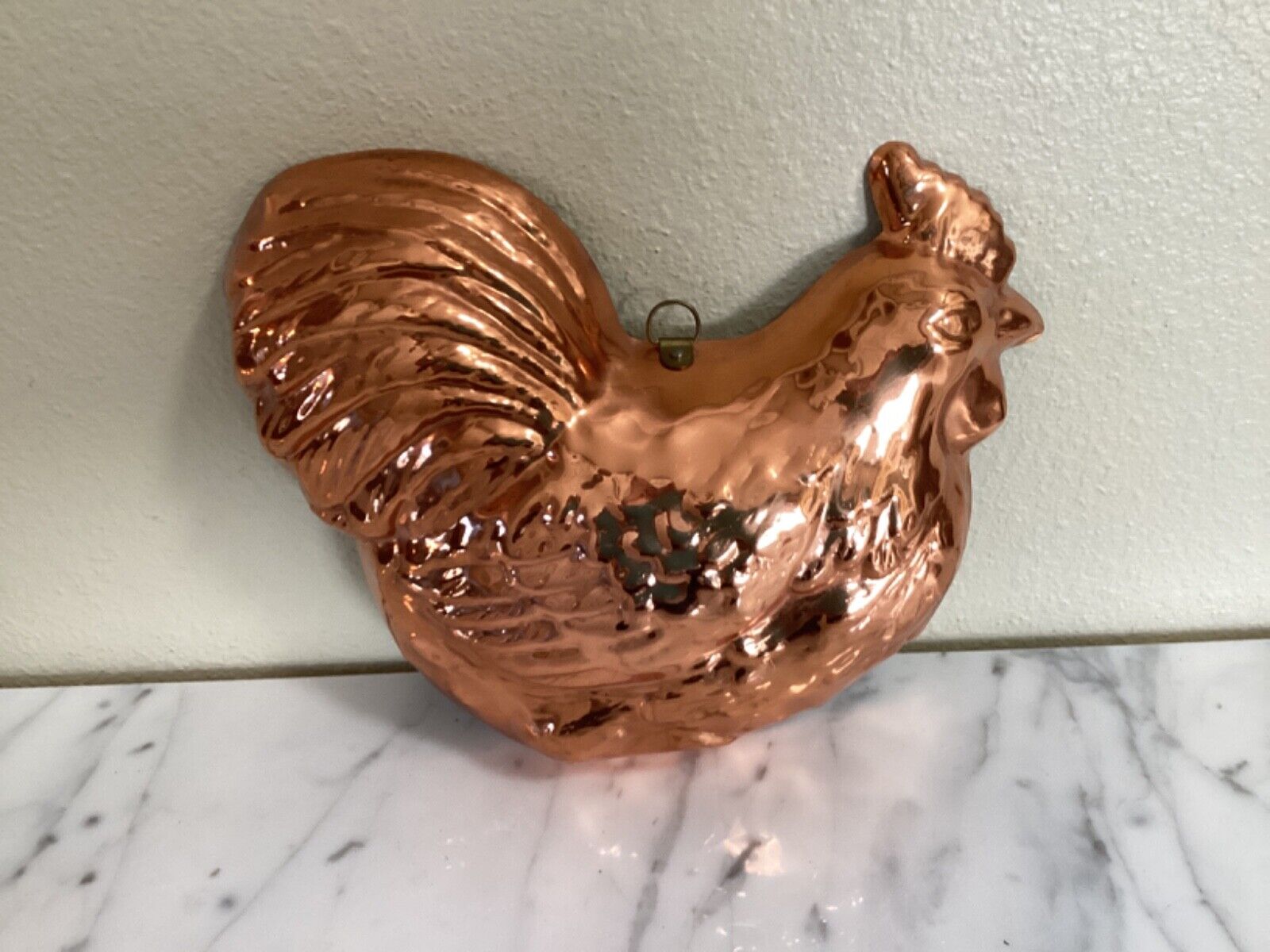 Vintage Copper Mold Hen