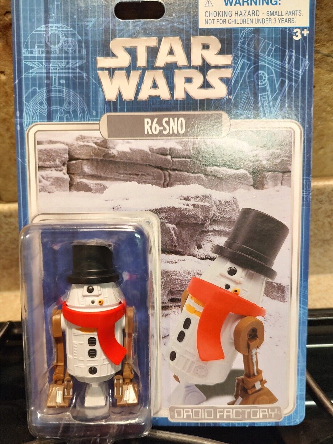 Disney Parks 2022 Star Wars R6-SN0 Winter Christmas Droid Figure R6-SNO - NEW