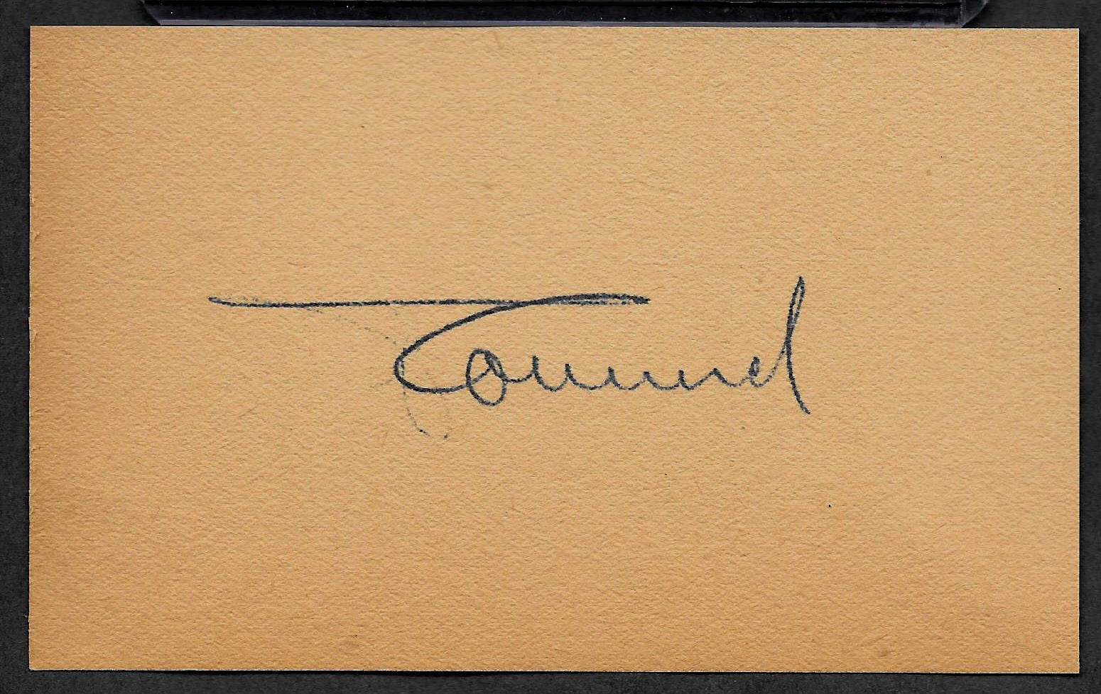 Erwin Rommel Autograph Reprint On Genuine Original Period 1940s 3X5 Card 