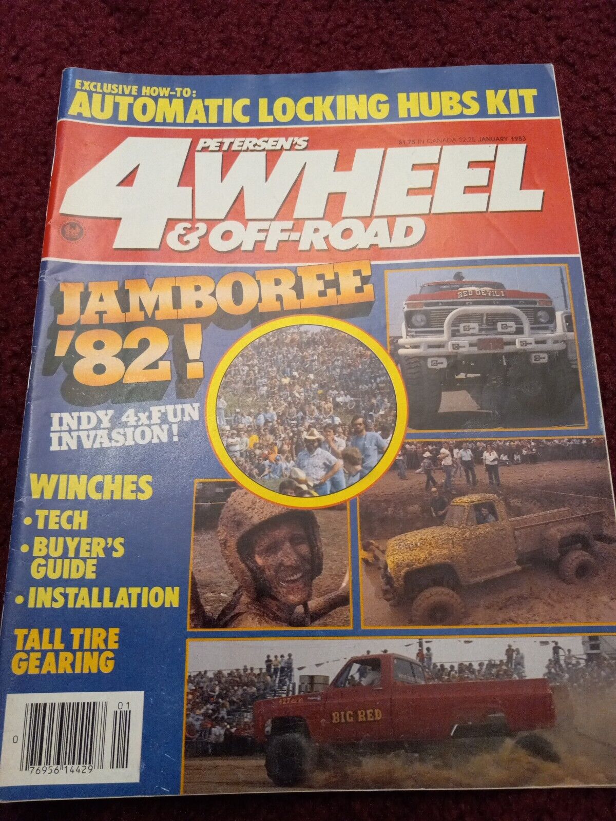 Vintage 4 Wheel & Off-Road Magazine Jan 1983 First Jamboree Bigfoot 1 & 2