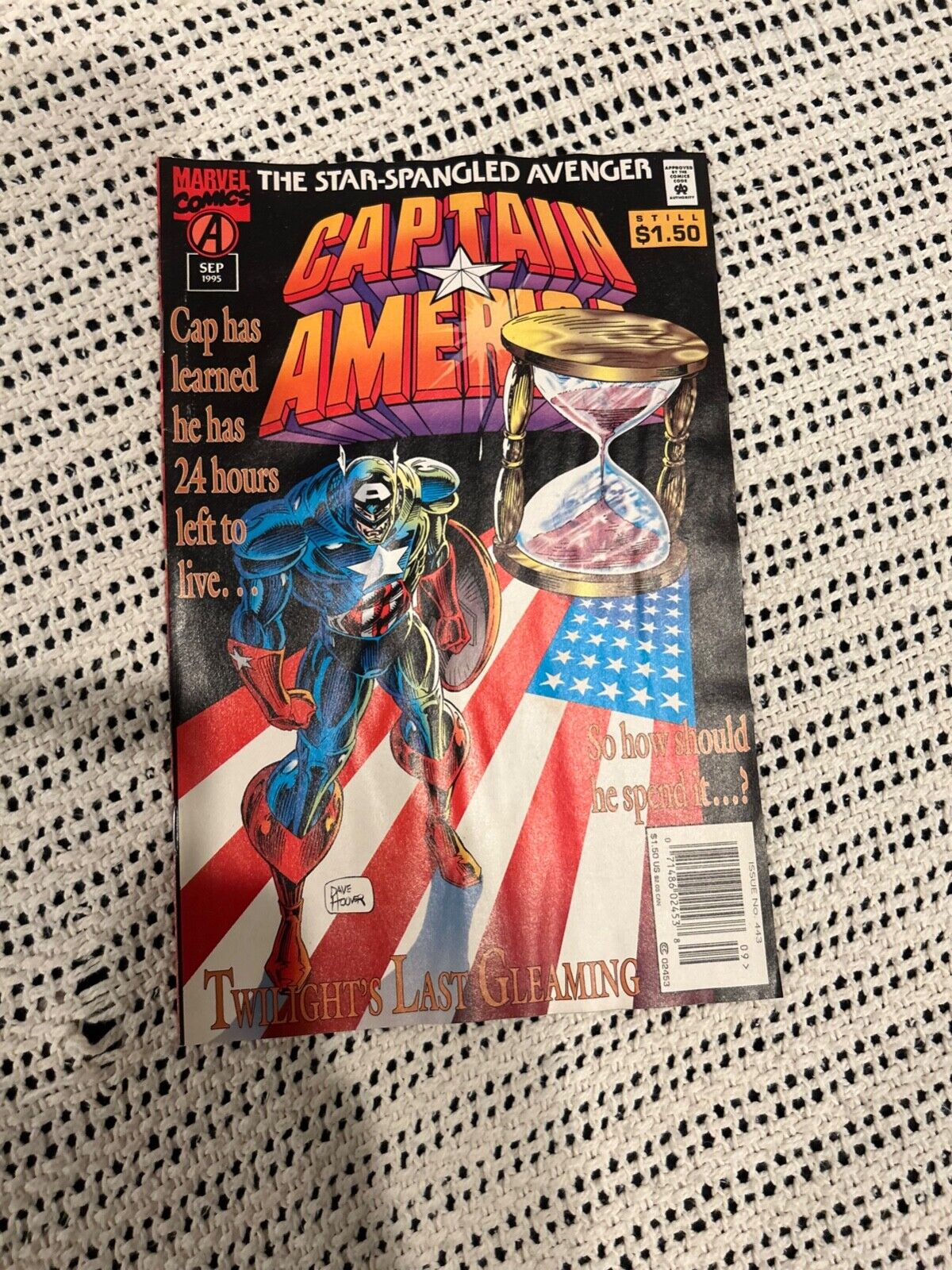 Captain america comic book - Marvel - September 1995 - Vintage