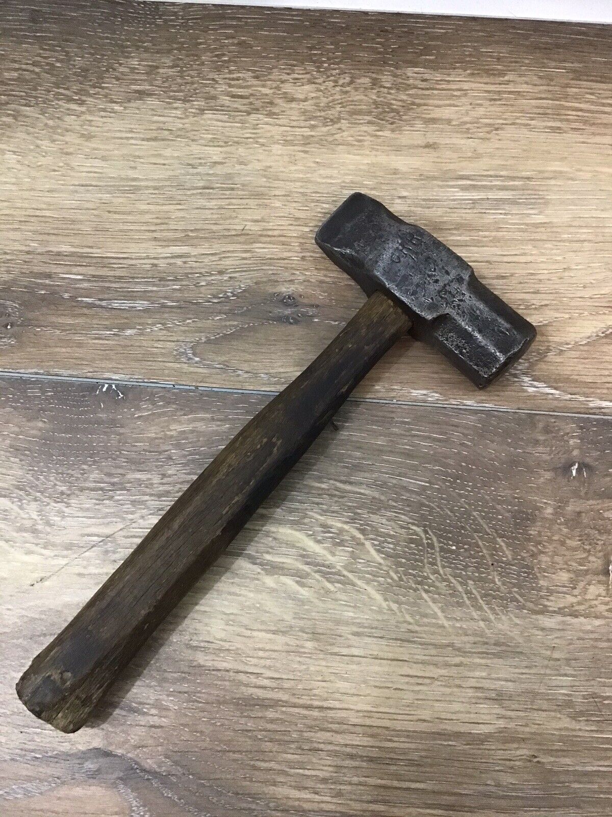 Vintage Railroad Hammer 2lb Wooden Handle RR 